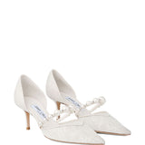Decollete Aurelie con decorazione in bianco Jimmy choo - donna 
