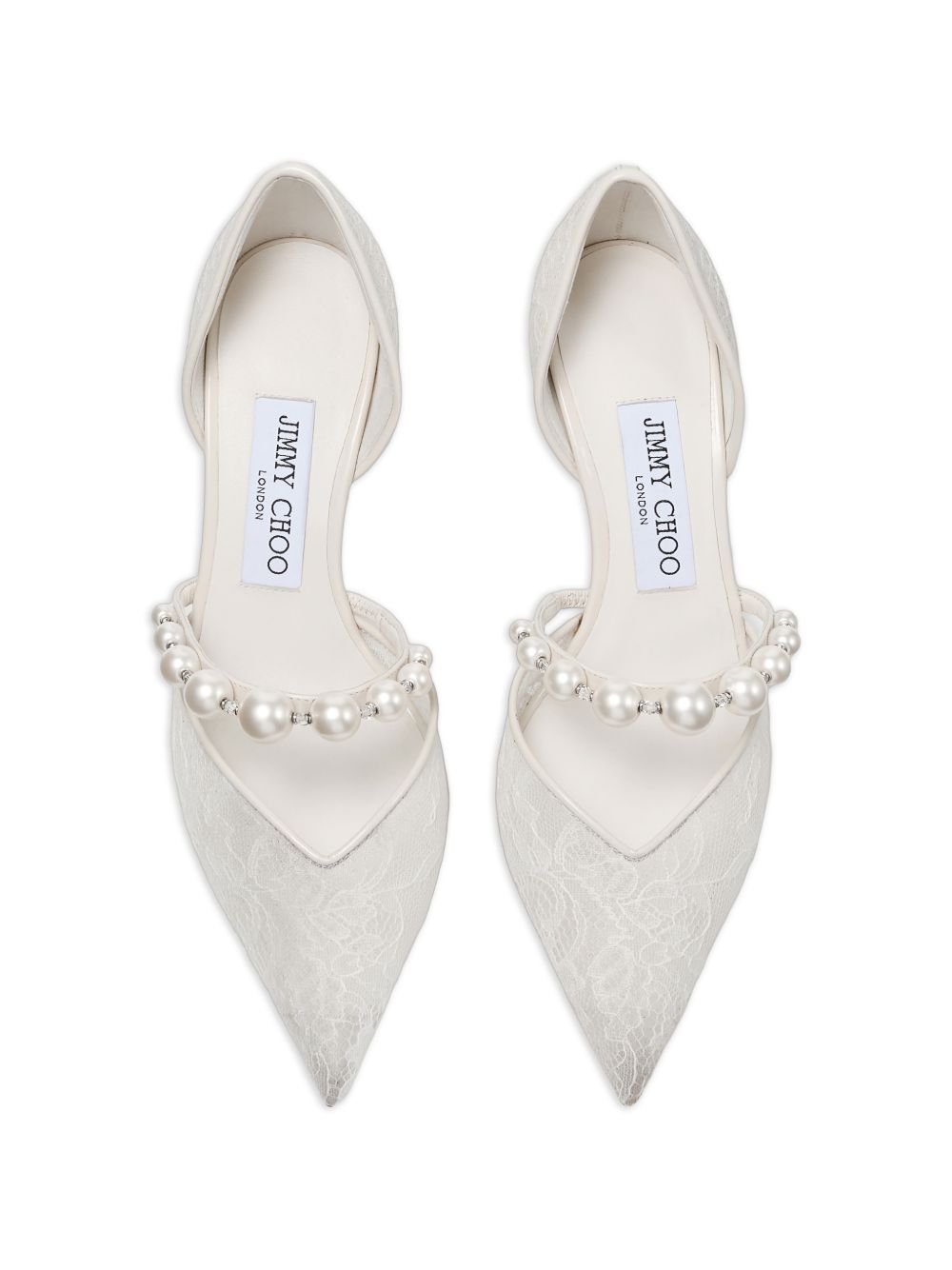 Decollete Aurelie con decorazione in bianco Jimmy choo - donna 
