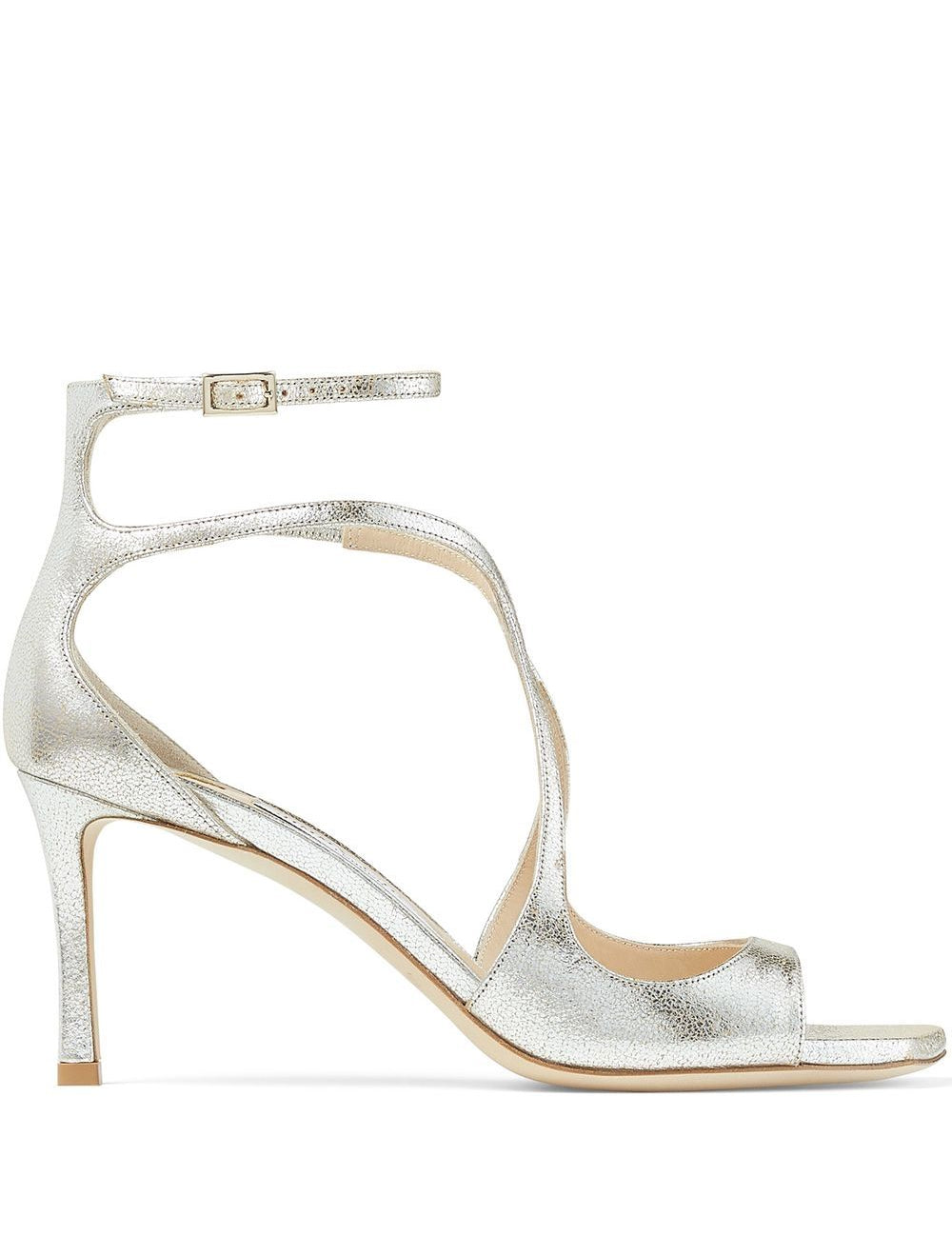 Sandali Azia metallizzati in champagne Jimmy choo - donna 