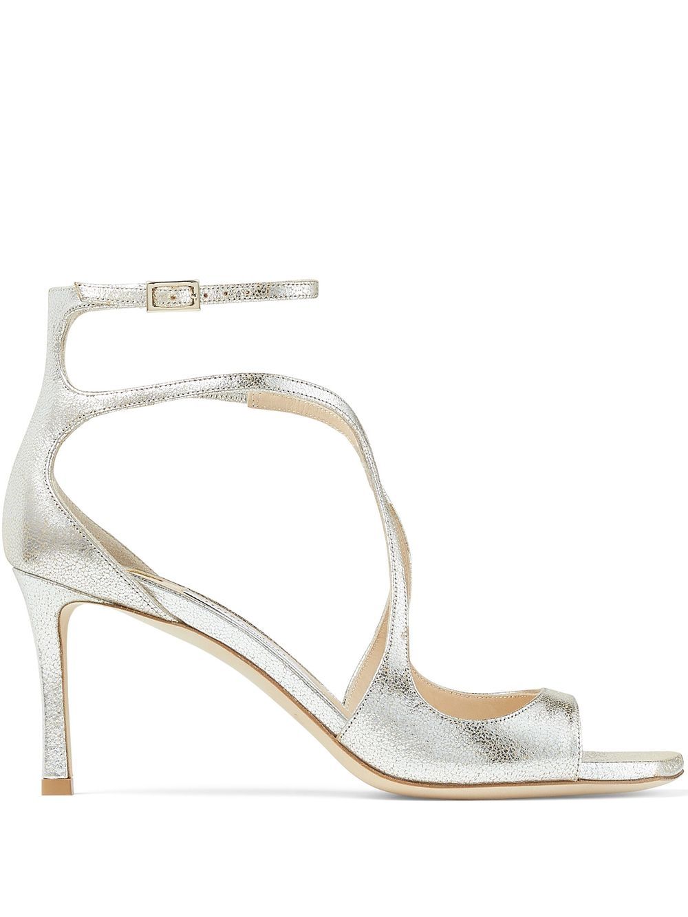 Sandali Azia metallizzati in champagne Jimmy choo - donna 