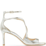 Sandali Azia metallizzati in champagne Jimmy choo - donna 