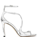 Sandali metallizzati Azia in argento Jimmy choo - donna 