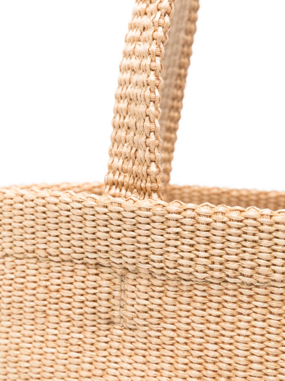 Borsa con logo in raffia in beige Jimmy choo - donna 