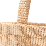 Borsa con logo in raffia in beige Jimmy choo - donna 