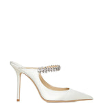 Mules con cristalli bing in bianco Jimmy choo - donna 