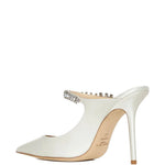 Mules con cristalli bing in bianco Jimmy choo - donna 