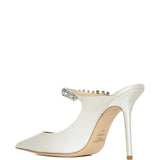 Mules con cristalli bing in bianco Jimmy choo - donna 