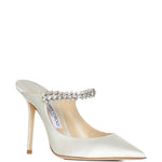 Mules con cristalli bing in bianco Jimmy choo - donna 
