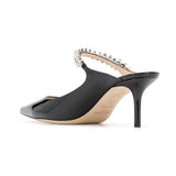 Mules con cristalli bing 65 in nero Jimmy Choo - donna 