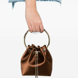 Borsa Bon Bon in marrone e oro Jimmy choo - donna 