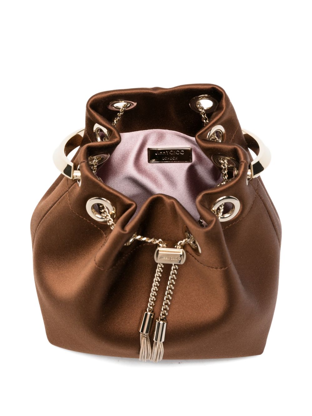 Borsa Bon Bon in marrone e oro Jimmy choo - donna 