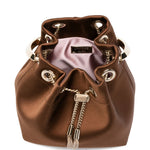 Borsa Bon Bon in marrone e oro Jimmy choo - donna 