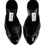 Mules Brigitte con punta aperta in nero Jimmy choo - donna 