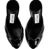 Mules Brigitte con punta aperta in nero Jimmy choo - donna 