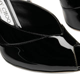 Mules Brigitte con punta aperta in nero Jimmy choo - donna 
