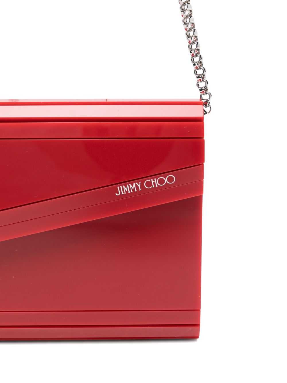 Borsa con logo candy in rosso Jimmy choo - donna 