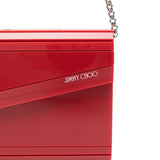 Borsa con logo candy in rosso Jimmy choo - donna 