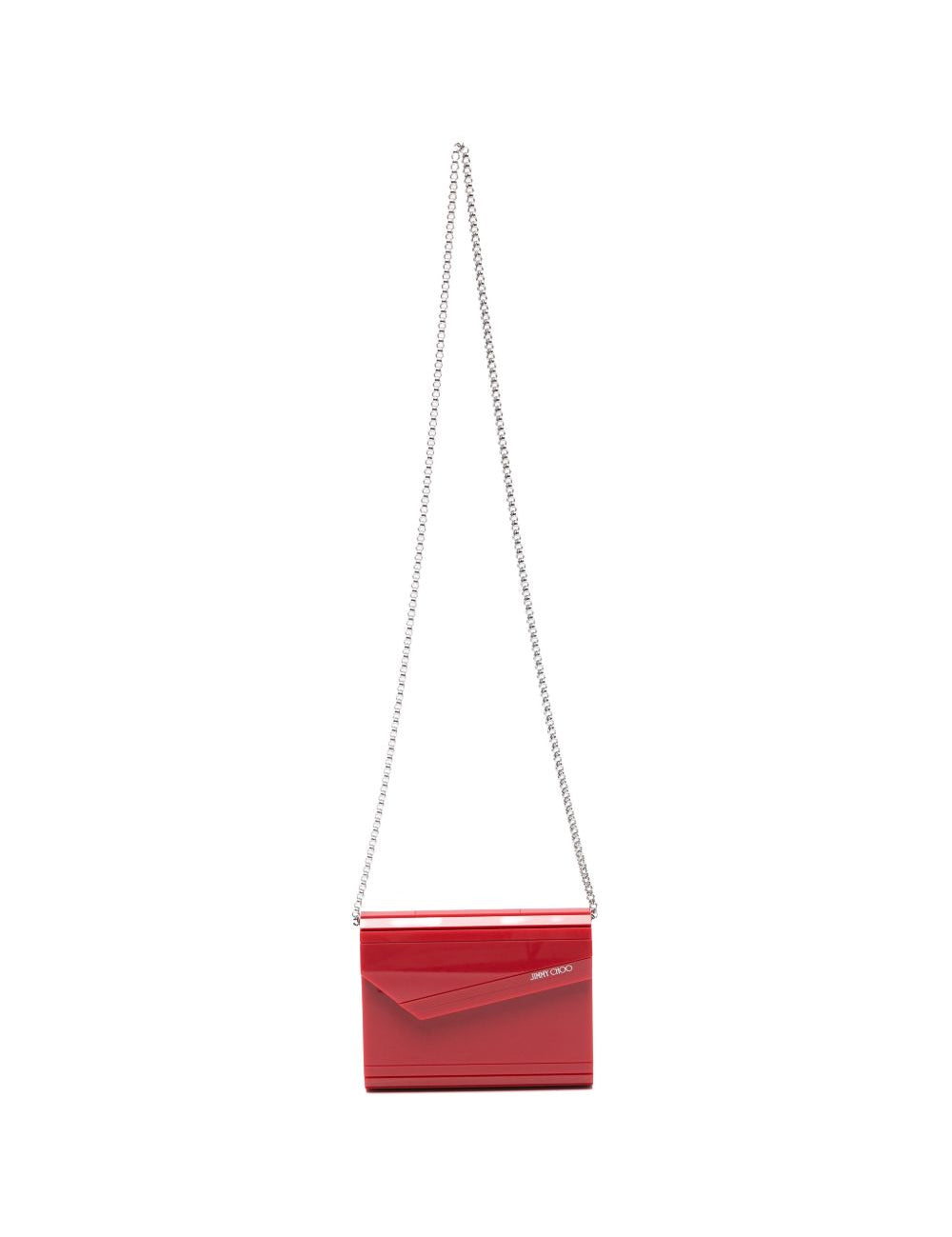 Borsa con logo candy in rosso Jimmy choo - donna 
