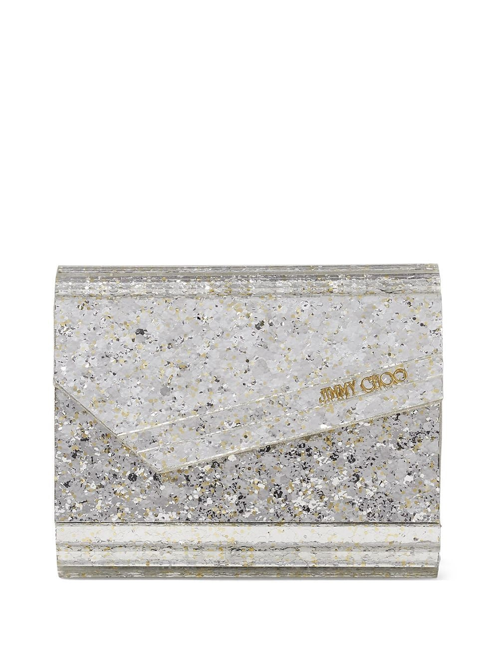 Borsa Candy con paillettes in champagne Jimmy choo - donna 