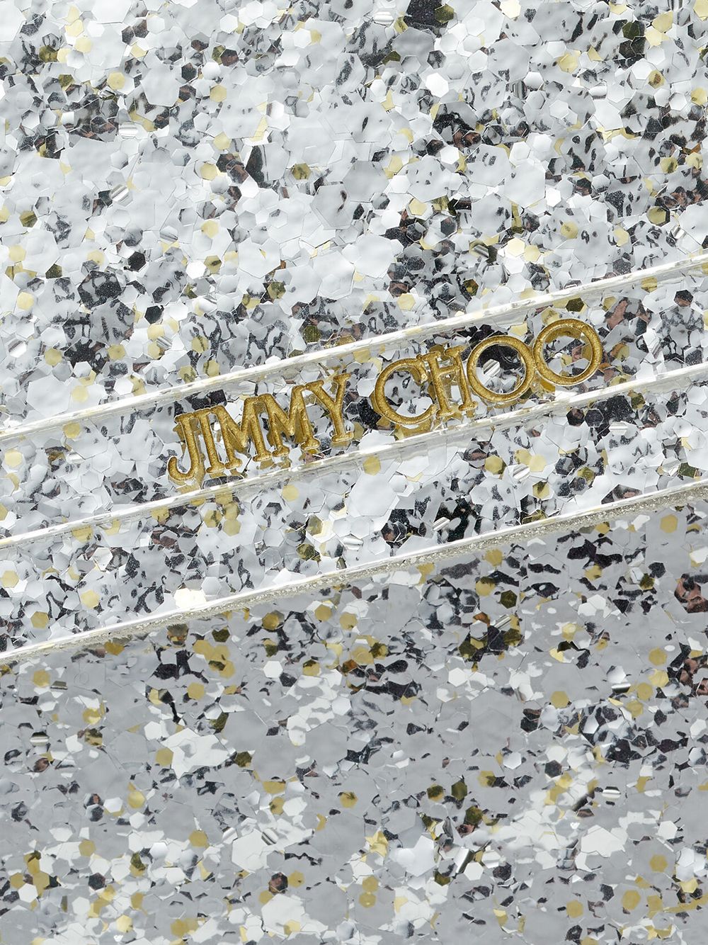 Borsa Candy con paillettes in champagne Jimmy choo - donna 
