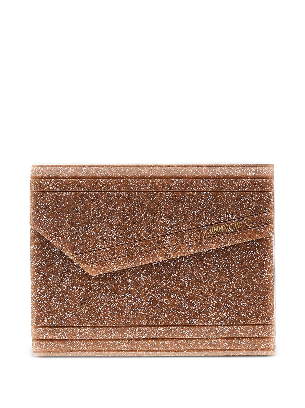 Clutch candy con glitter in rosa Jimmy choo - donna 