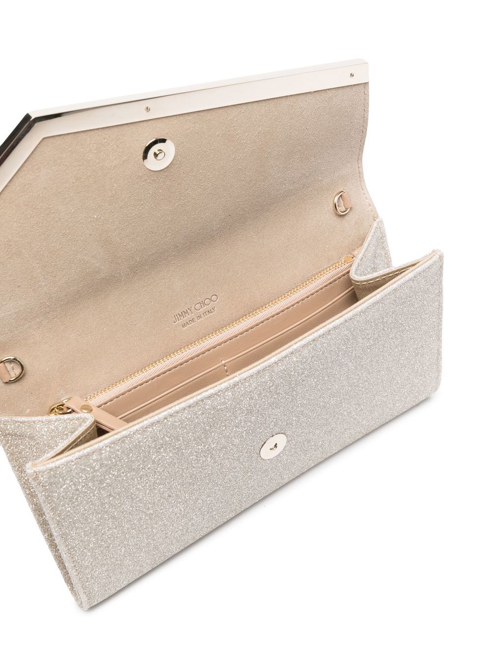 Clutch Emmie in platino Jimmy choo - donna 