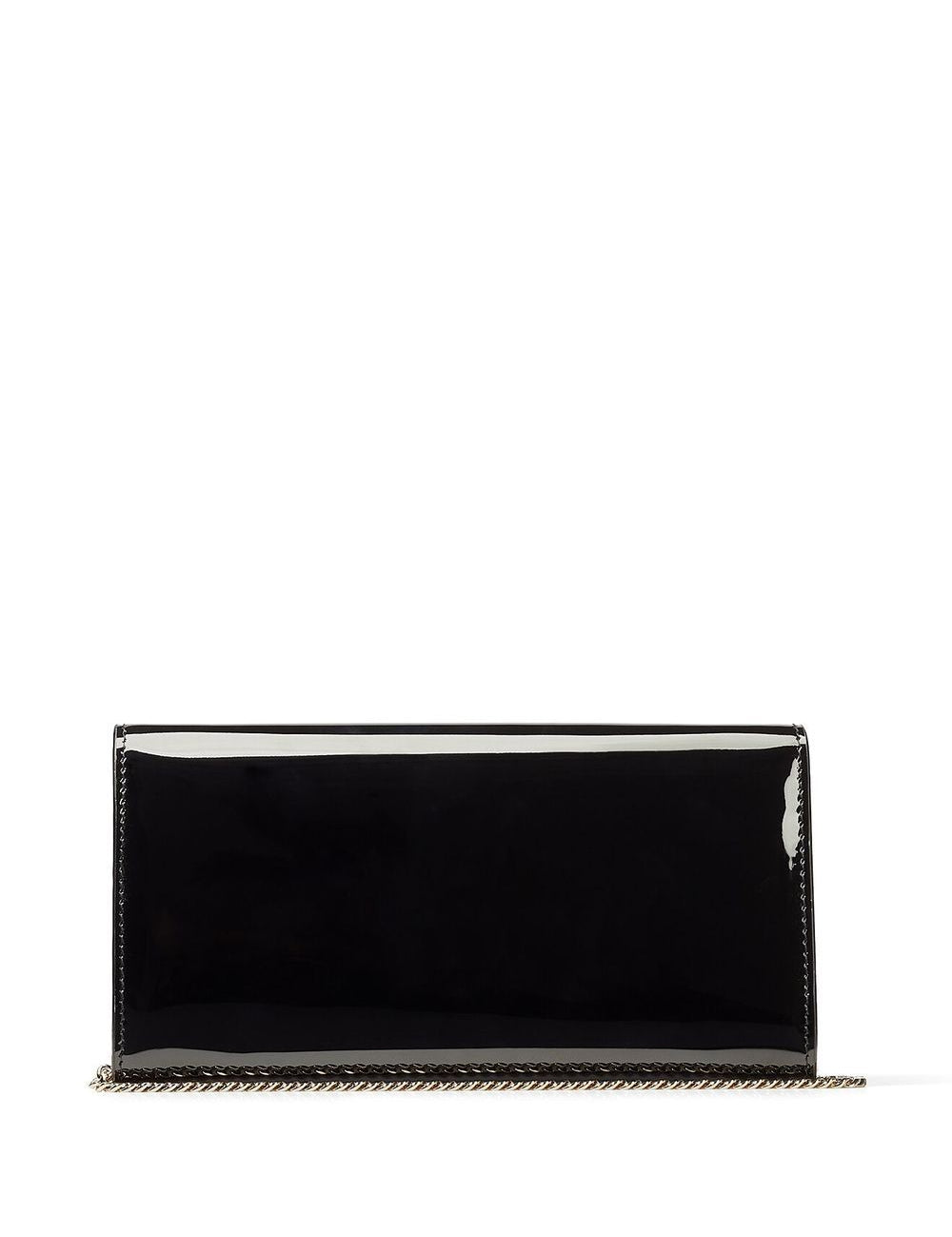 Clutch emmie con finitura lucida in nero Jimmy Choo - donna 