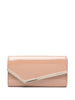 Emmie glossy leather clutch in pink Jimmy Choo - women