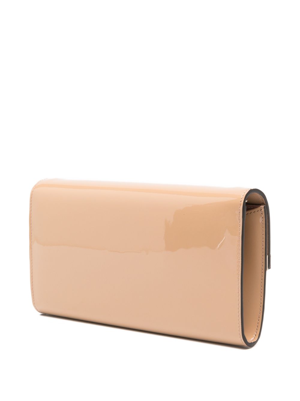 Clutch in pelle lucida emmie in beige Jimmy choo - donna 