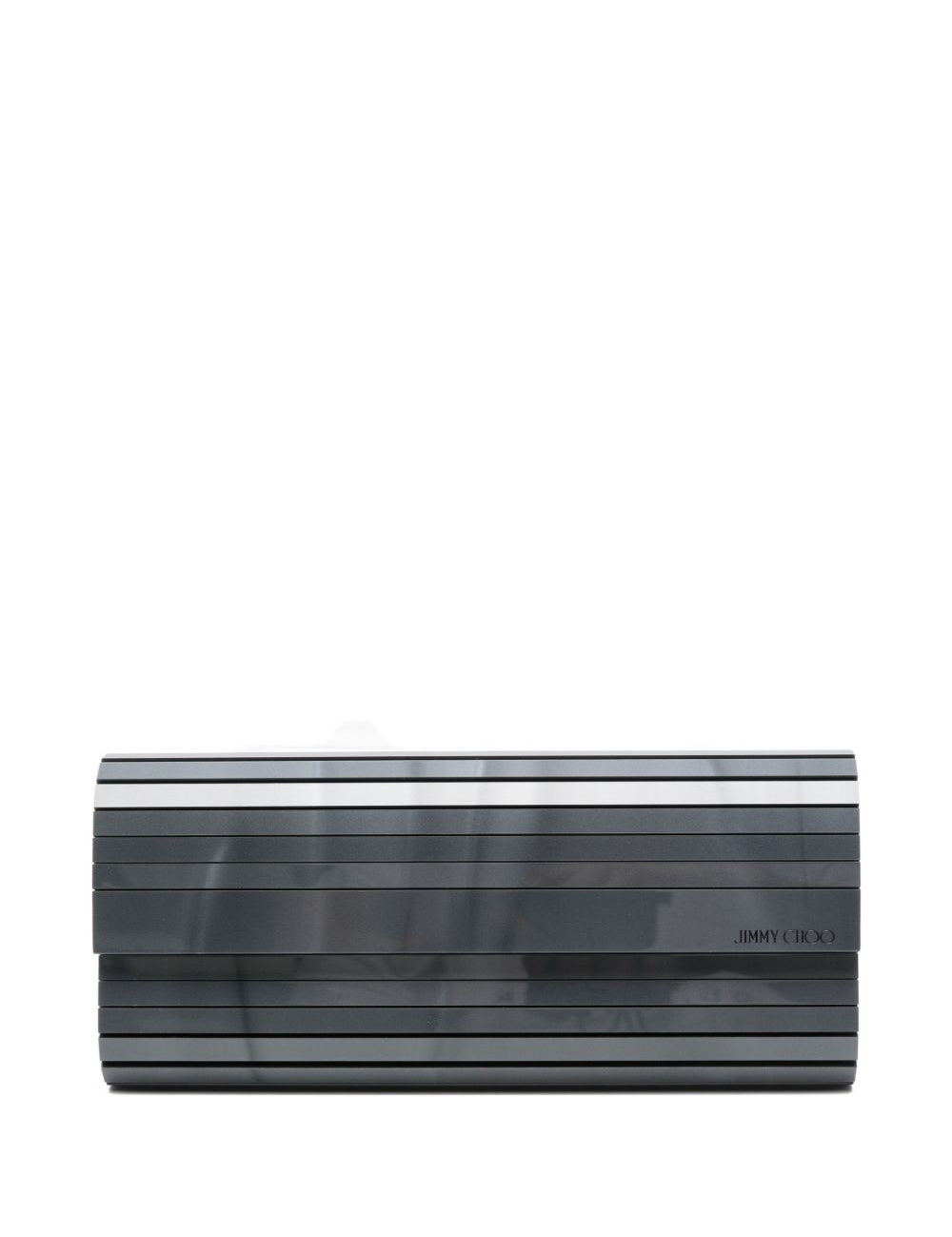 Clutch sweetie con logo in grigio Jimmy choo - donna 