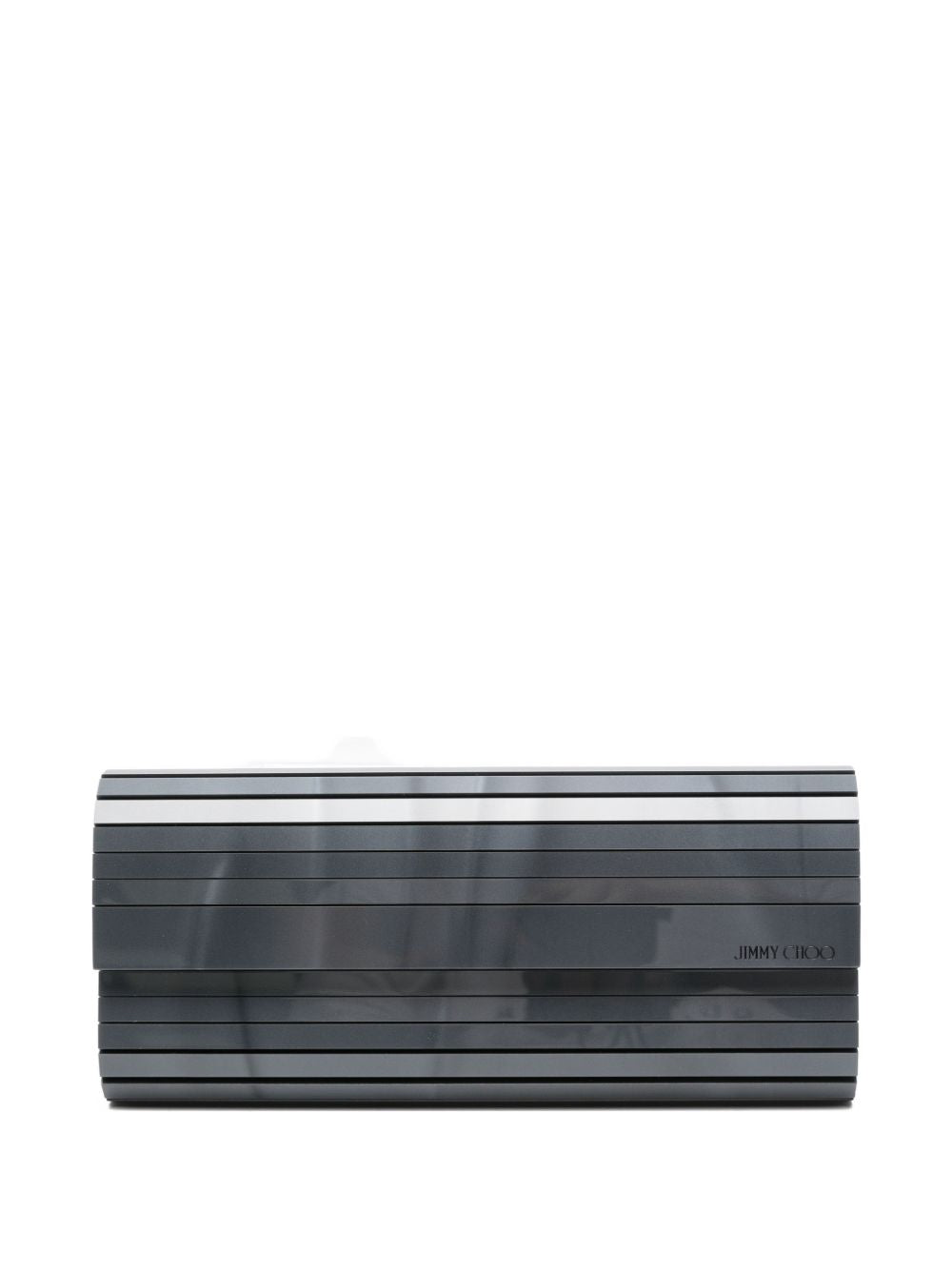 Clutch sweetie con logo in grigio Jimmy choo - donna 