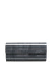 Clutch sweetie con logo in grigio Jimmy choo - donna