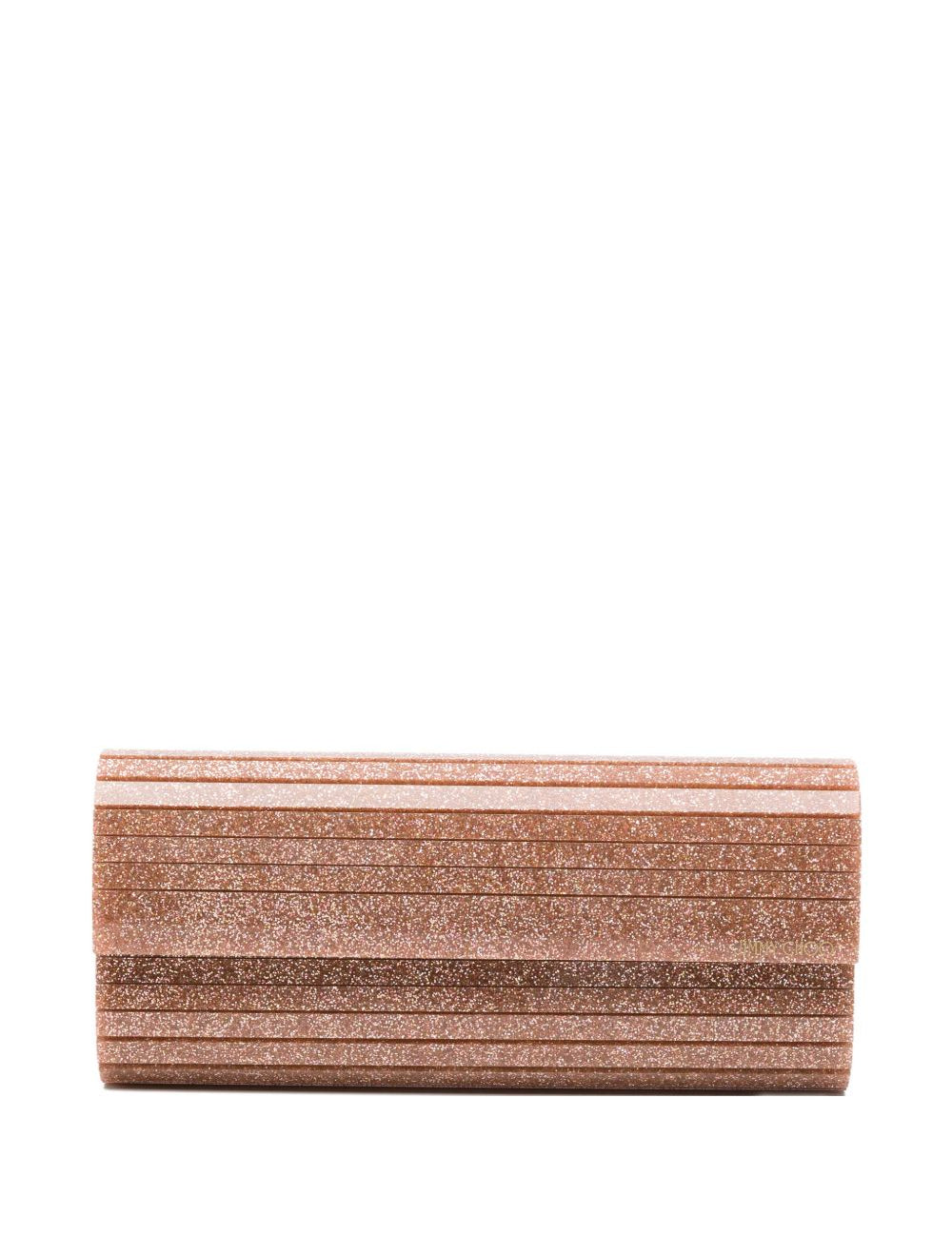 Clutch sweetie con logo in rosa Jimmy choo - donna 