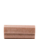 Clutch sweetie con logo in rosa Jimmy choo - donna 