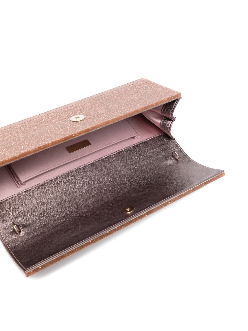 Clutch sweetie con logo in rosa Jimmy choo - donna 