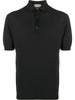 John Smedley black polo shirt - men