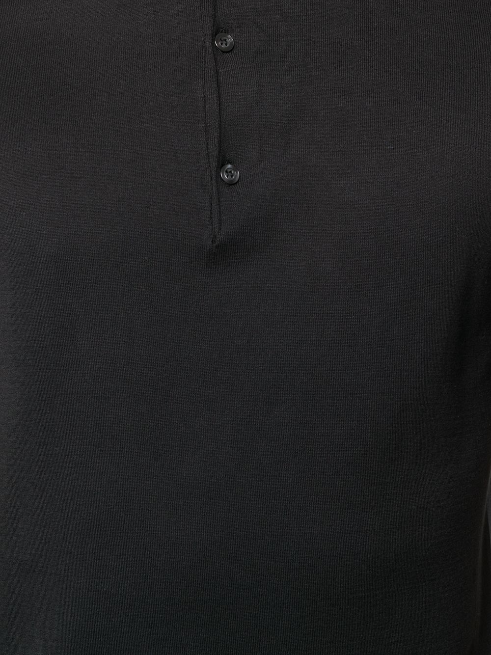 Polo in nero John smedley - uomo 