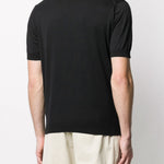 Polo in nero John smedley - uomo 