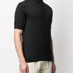Polo in nero John smedley - uomo 