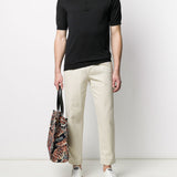 Polo in nero John smedley - uomo 