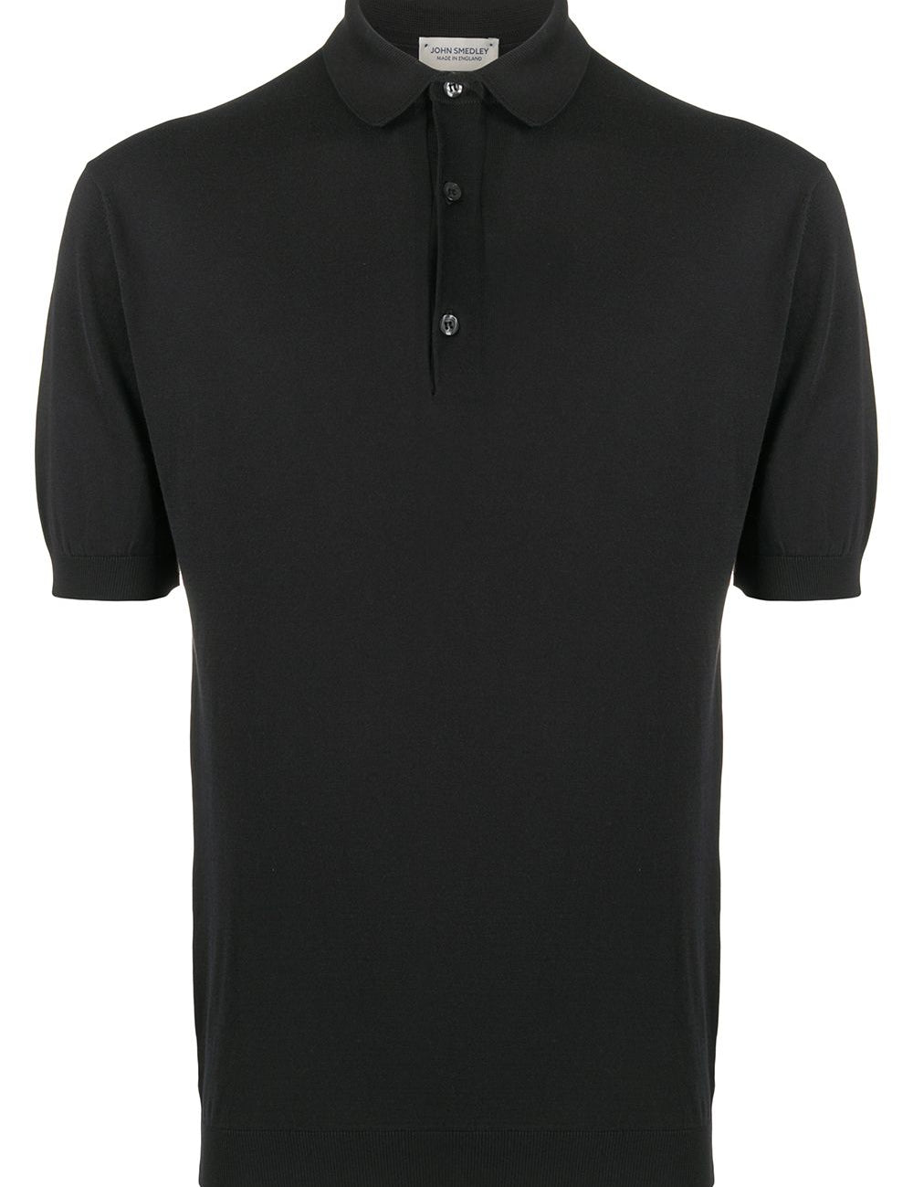 Polo in nero John smedley - uomo 