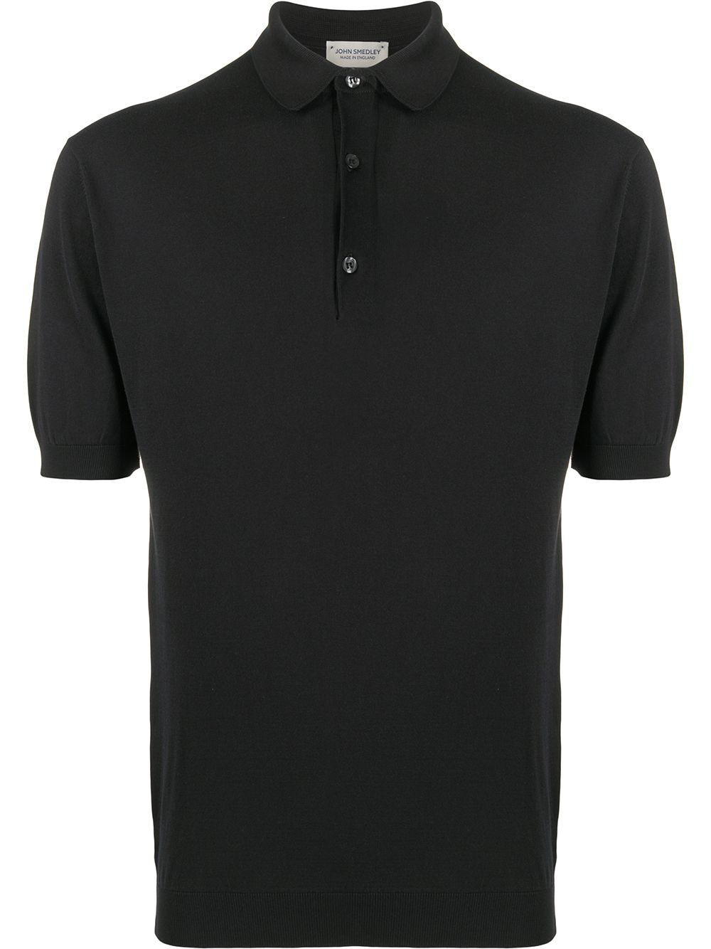 Polo in nero John smedley - uomo 