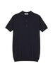 Polo classica in blu John smedley - uomo