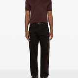 Polo Adrian in viola John smedley - uomo 