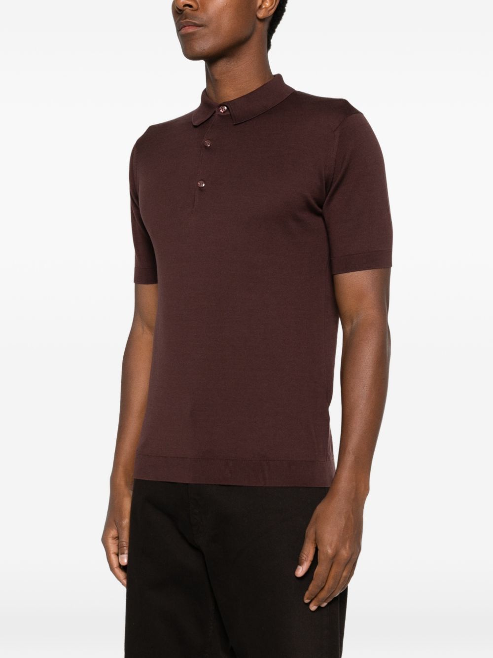 Polo Adrian in viola John smedley - uomo 