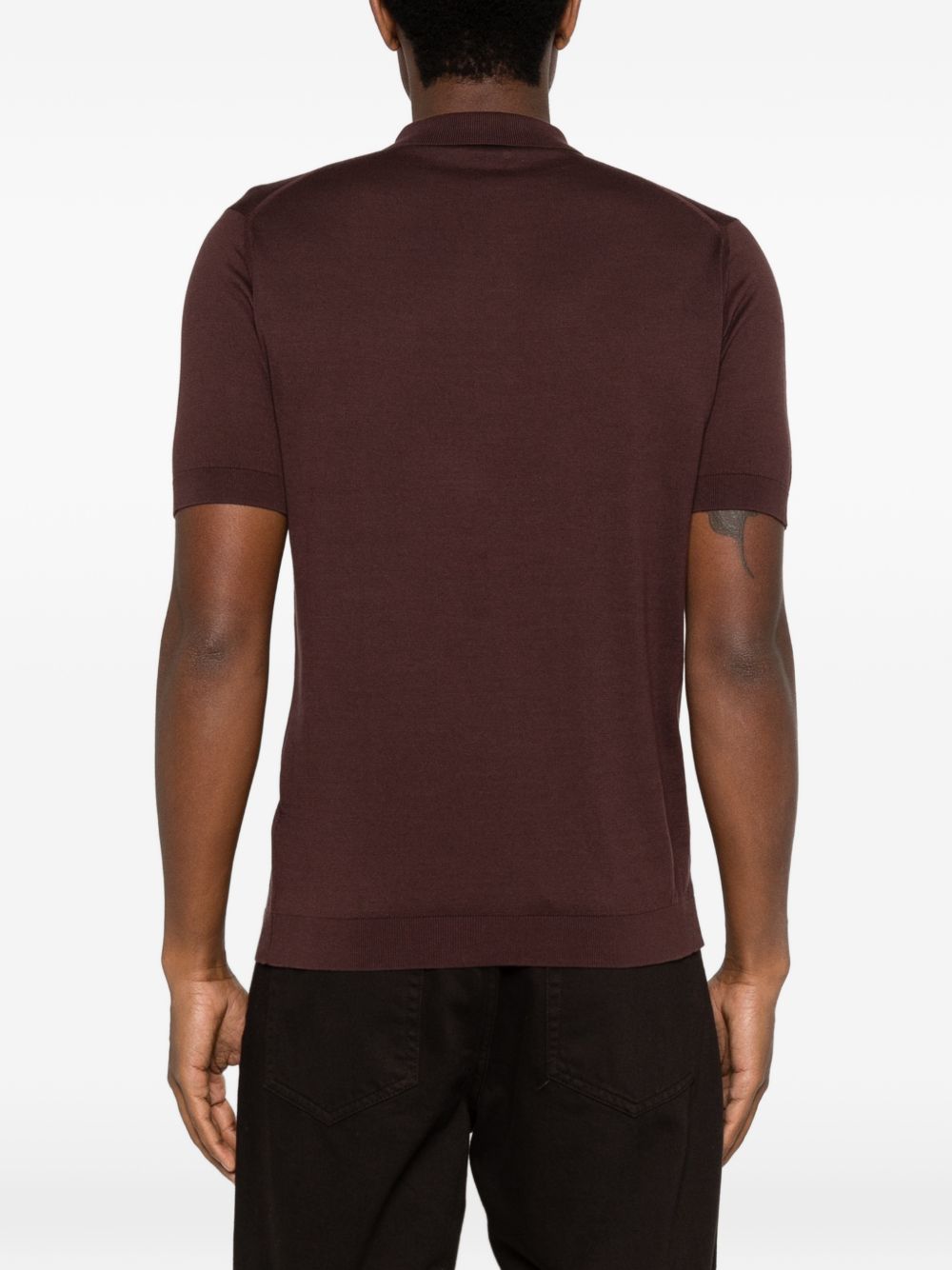 Polo Adrian in viola John smedley - uomo 