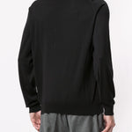 Polo a maniche lunghe in nero John smedley - uomo 