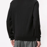 Polo a maniche lunghe in nero John smedley - uomo 