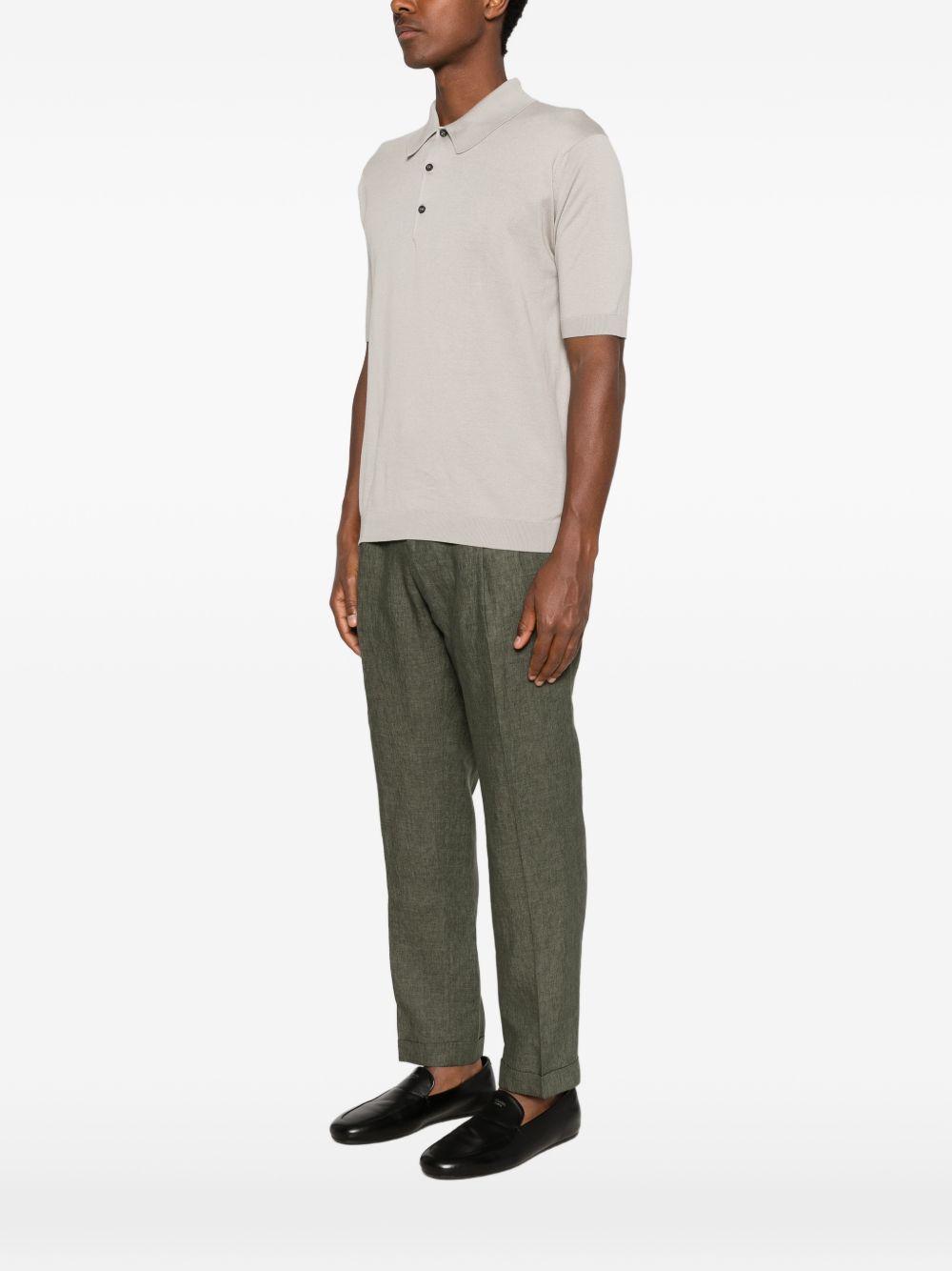 Polo ISIS in grigio John smedley - uomo 