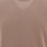 T-shirt in maglia kempton in beige John smedley - uomo 